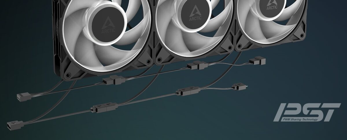 Arctic P12 Pro A-RGB - 3 Pack  - PWM 120mm Case Fan Value Pack - max 3000 RPM - PWM regulated