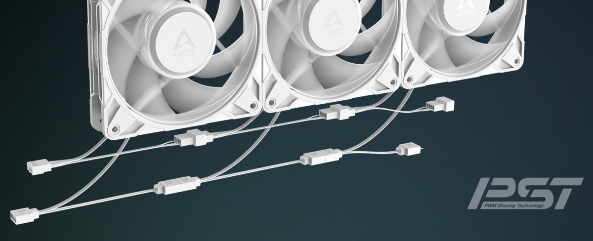 Arctic P12 Pro A-RGB(White)  - PWM 120mm Case Fan - fluid dynamic bearing - max 3000 RPM - PWM regul