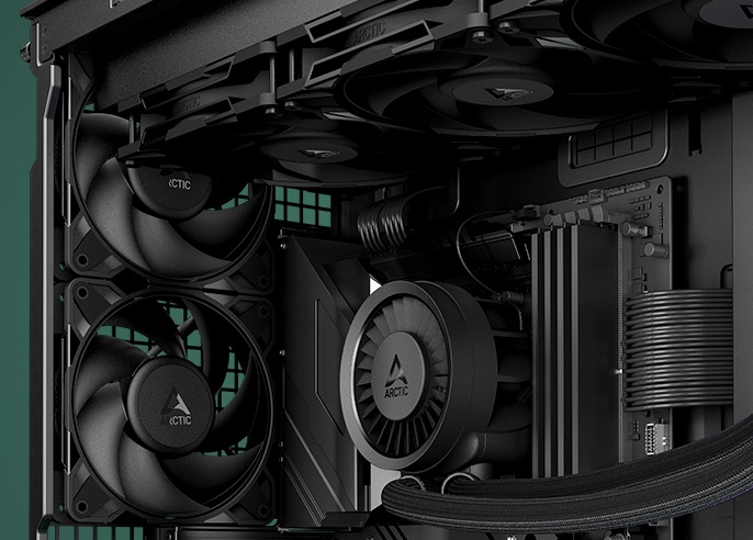 Arctic P14 Pro PST- PWM 140mm Case Fan - fluid dynamic bearing - max 2500 RPM - PWM regulated