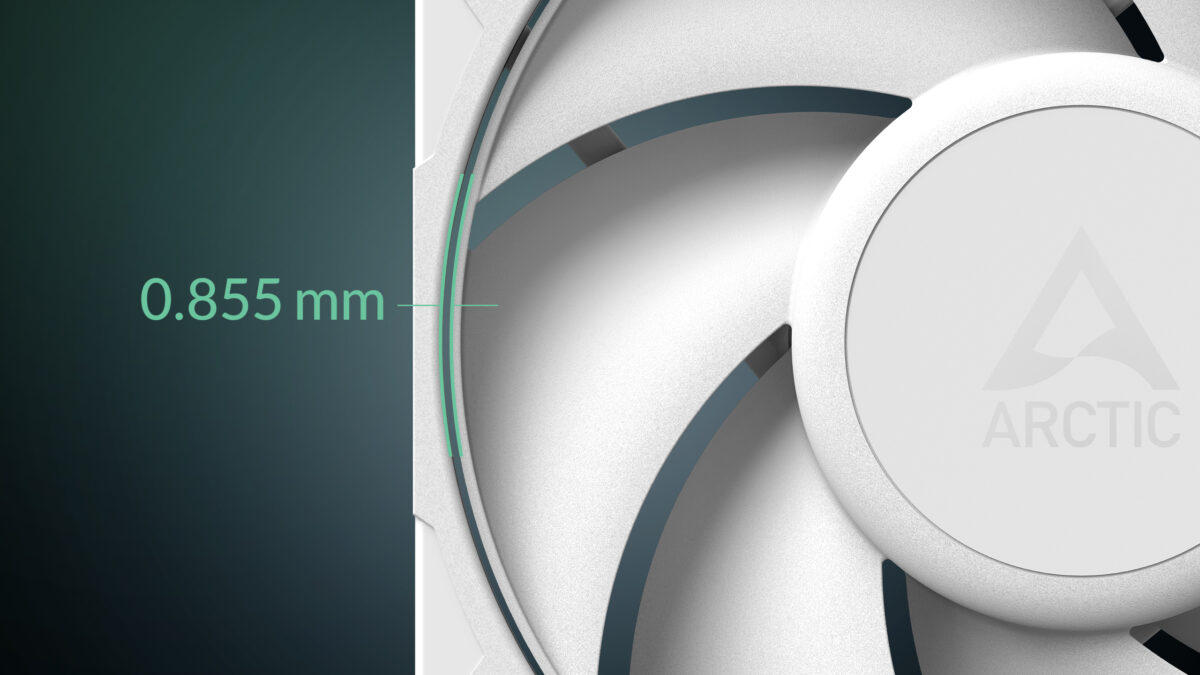 Arctic P12 Pro PST (White) - PWM 120mm Case Fan - fluid dynamic bearing - max 3000 RPM - PWM regulat
