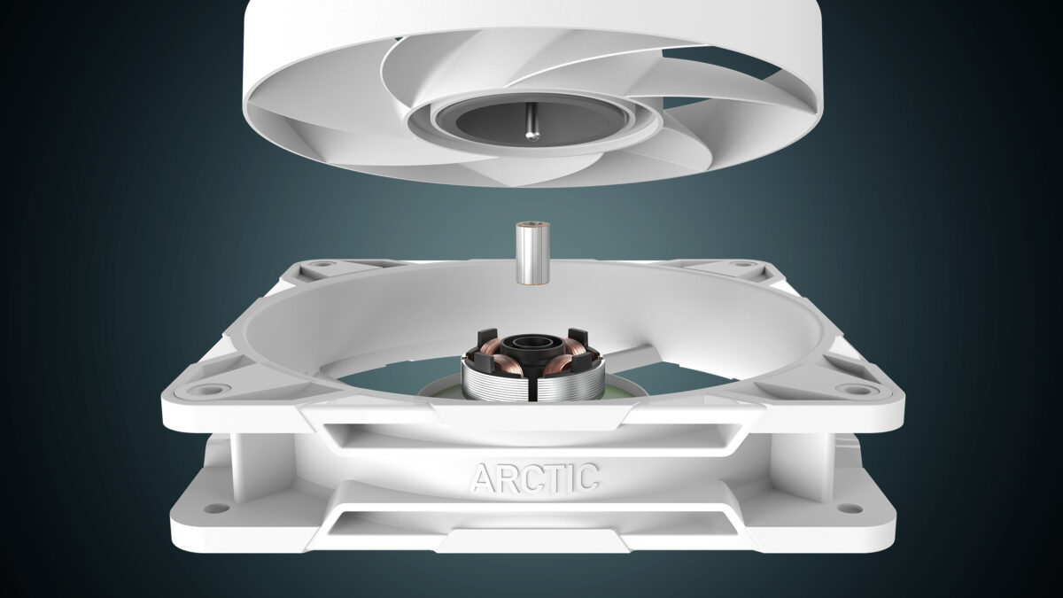 Arctic P12 Pro PST (White) - PWM 120mm Case Fan - fluid dynamic bearing - max 3000 RPM - PWM regulat