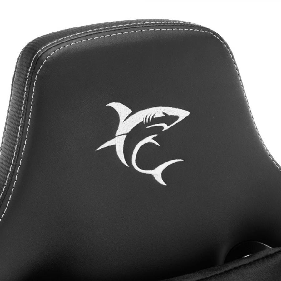 WΗΙΤΕ SHARK GAMING CHAIR PHOENIX BLACK