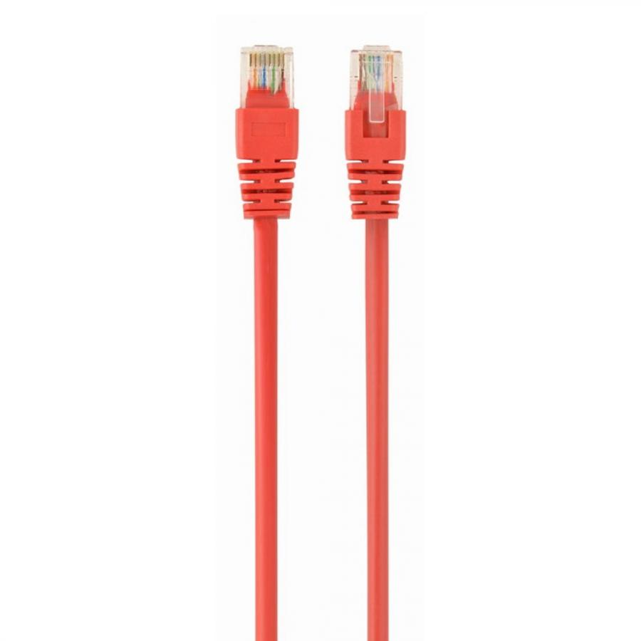 CABLEXPERT CAT5e UTP PATCH CORD RED 0,25M
