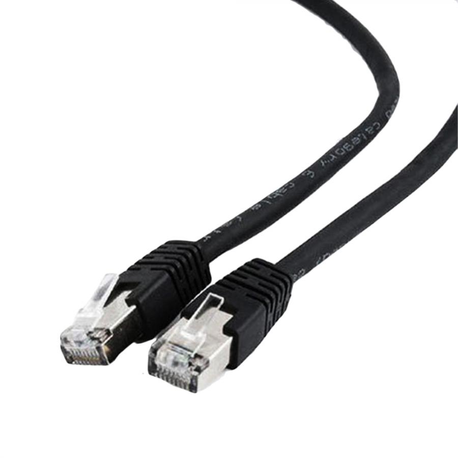 CABLEXPERT FTP CAT6 PATCH CORD BLACK SHIELDED 0,5M