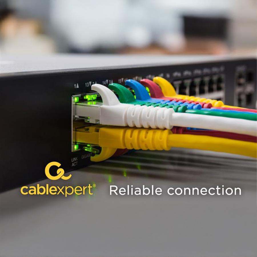 CABLEXPERT S/FTP Cat. 6A LSZH PATCH CORD YELLOW 2M