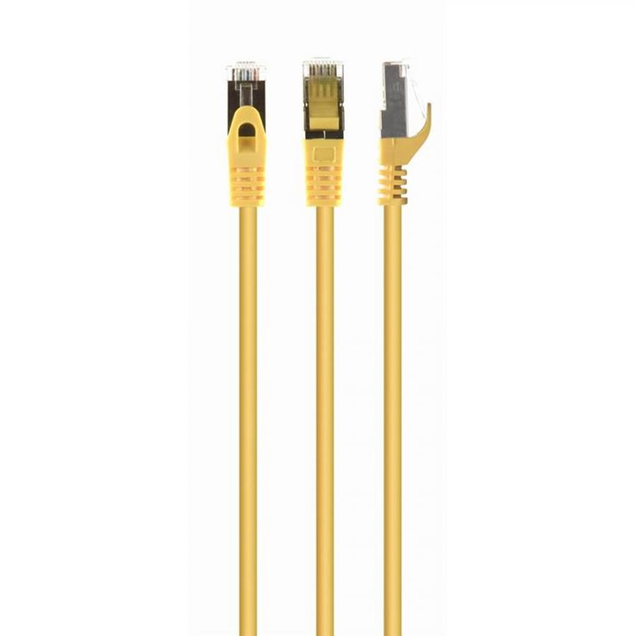CABLEXPERT S/FTP Cat. 6A LSZH PATCH CORD YELLOW 1M