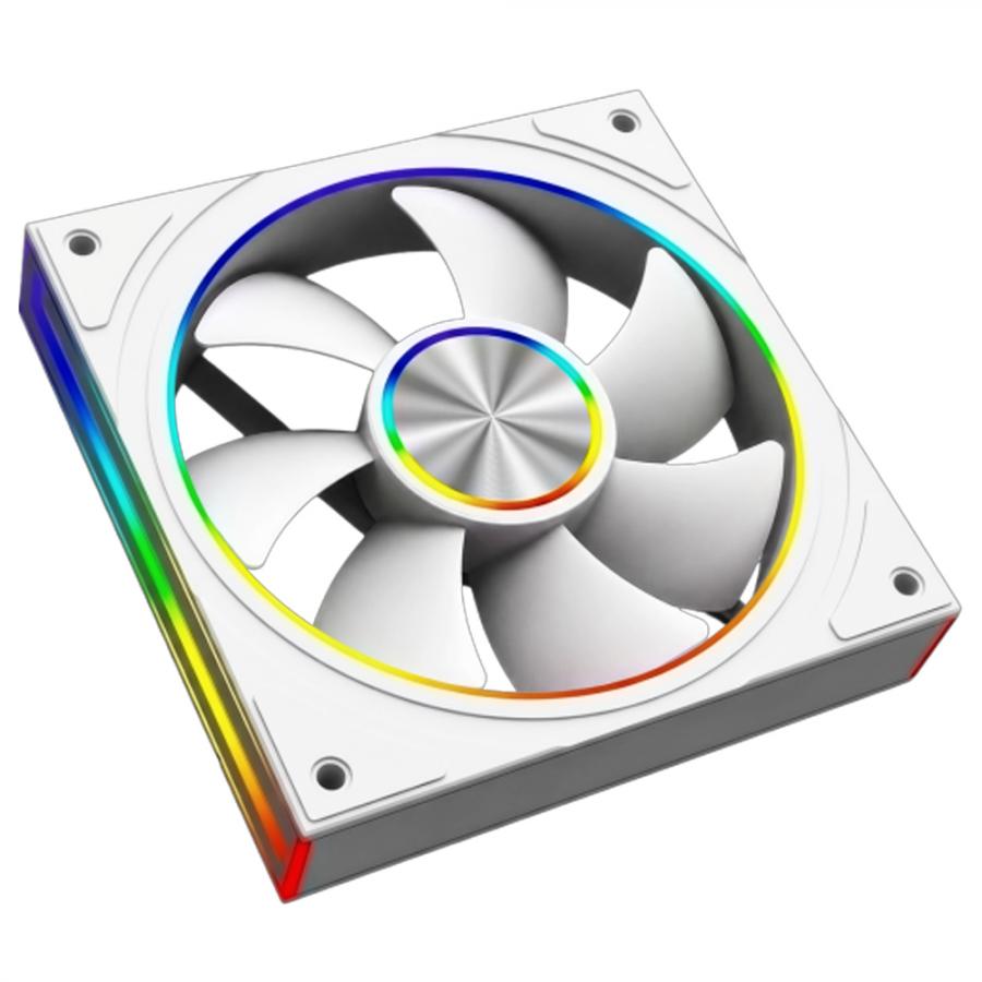 ARMAGGEDDON ARGB PC FAN KIT 8000 PWM 120-V FORWARD WHITE