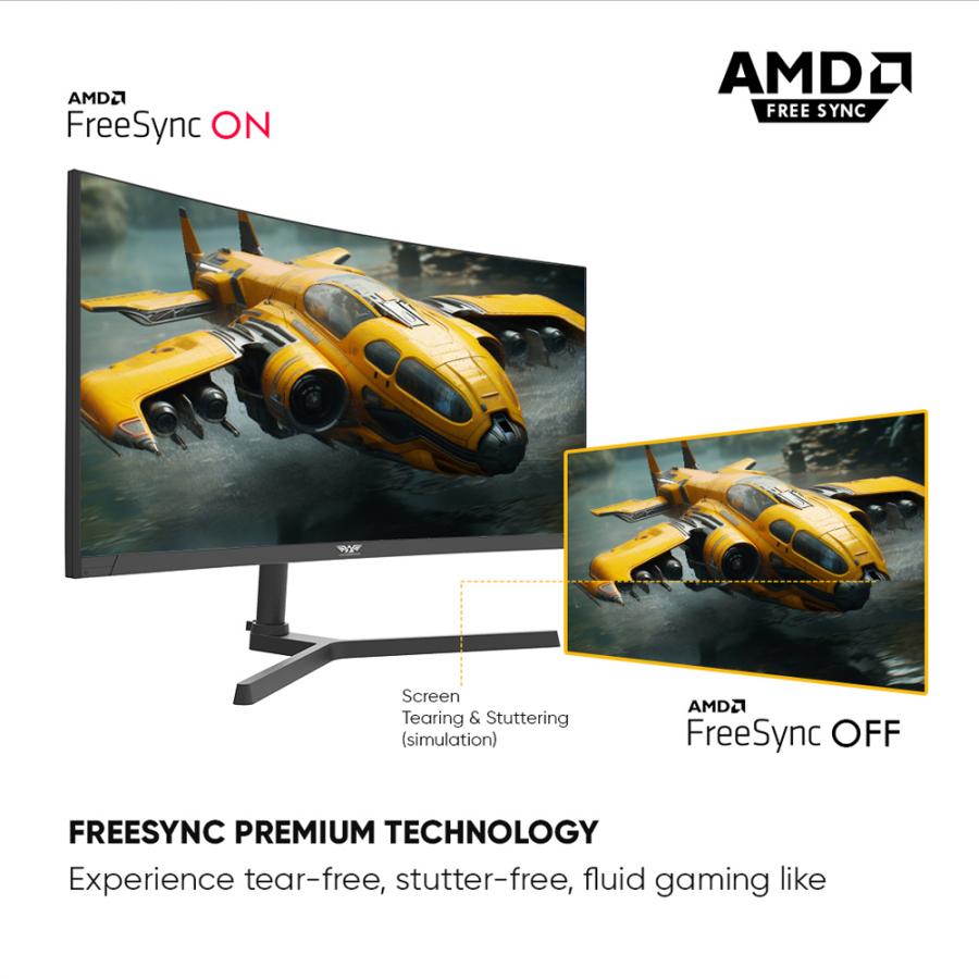 ARMAGGEDDON CURVED R1800 GAMING MONITOR PIXXEL+ 30' 200HZ BLACK