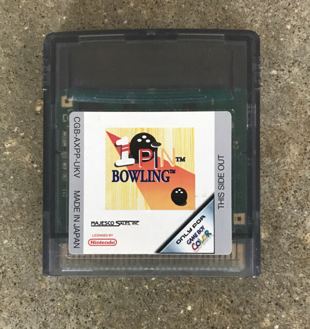 10 Pin Bowling GameBoy Color UNBOXED (Worm Sticker)
