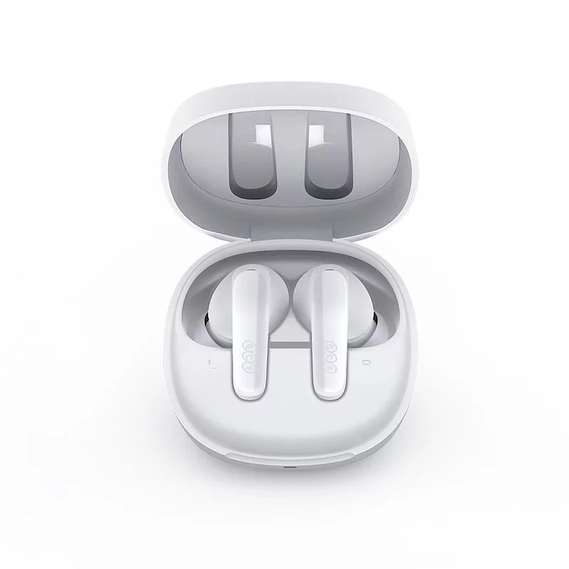 QCY T13X TWS White - 30 hour battery True Wireless  in-ear earbuds Quick Charge 380mAh Gaming 0,068s