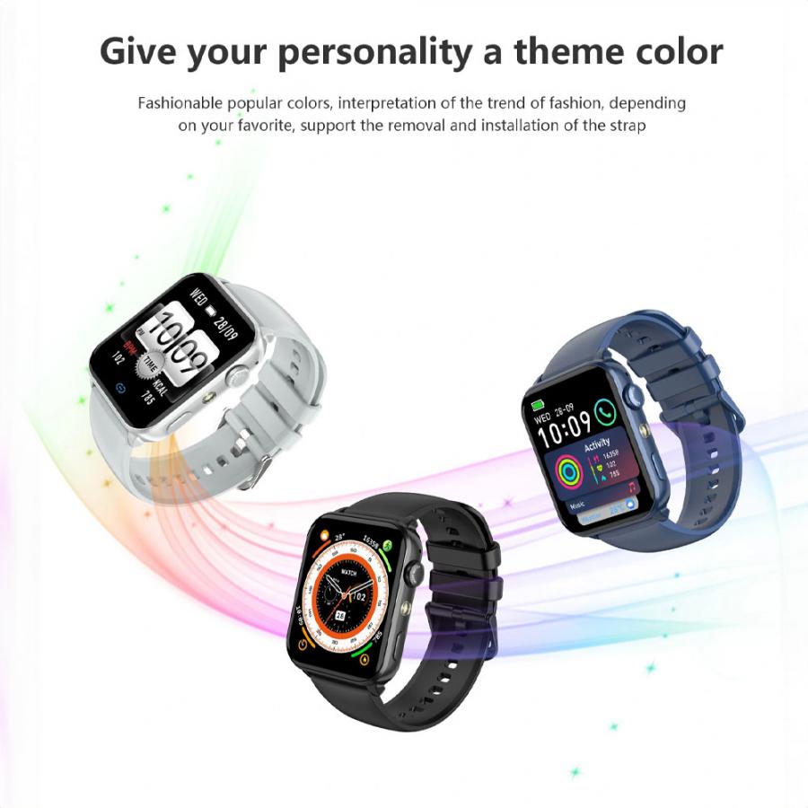 BLACKVIEW BT5.2 SMART WATCH WITH AI VOICE ASSISTANT SILVER