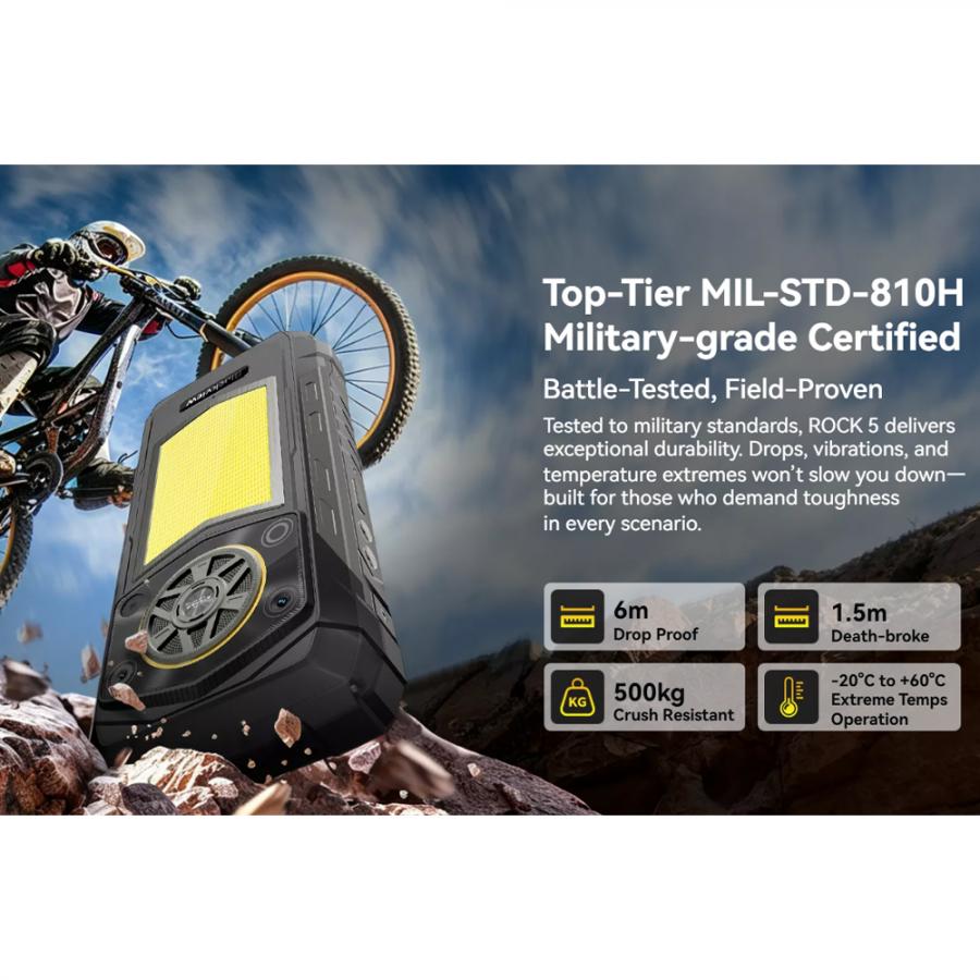 BLACKVIEW OCTACORE RUGGED PHONE ROCK 5 (6GB+256GB) NFC BLACK