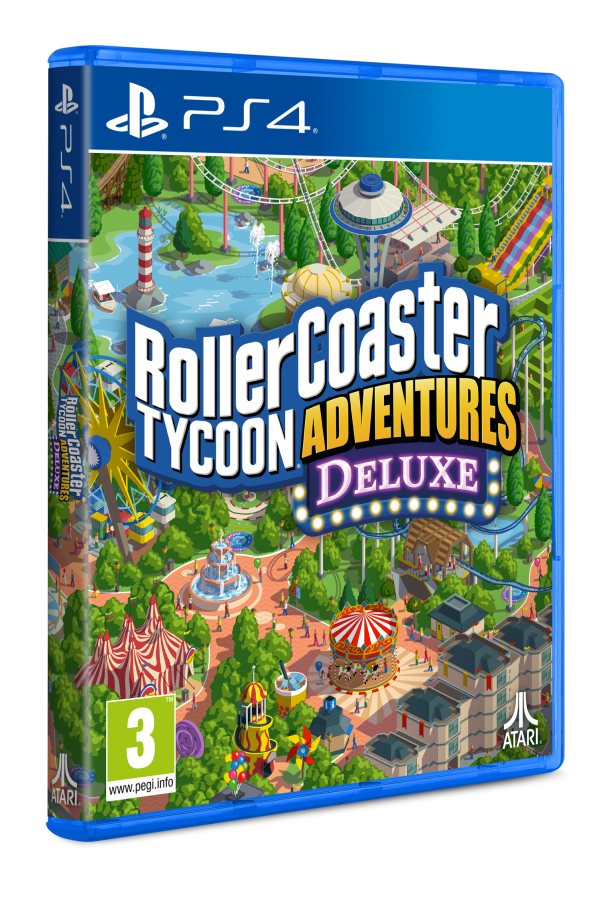 Roller Coaster Tycoon Adventures Deluxe PS4 NEW