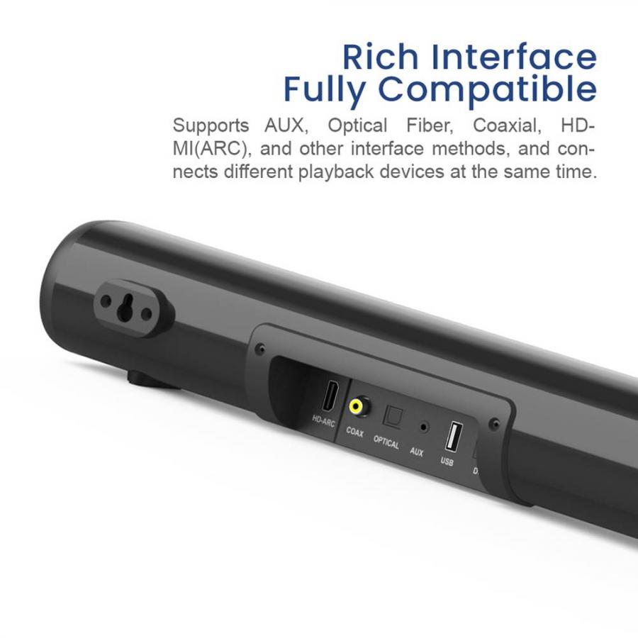 SONICGEAR BT5.0 SOUNDBAR & SUBWOOFER 120W BLACK