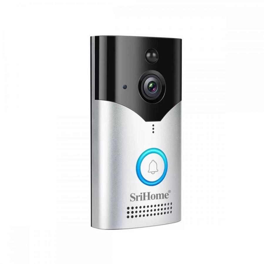 SRIHOME WIRELESS VIDEO INTERCOM SYSTEM DOORBELL CAMERA 4MP HD WIFI WHITE