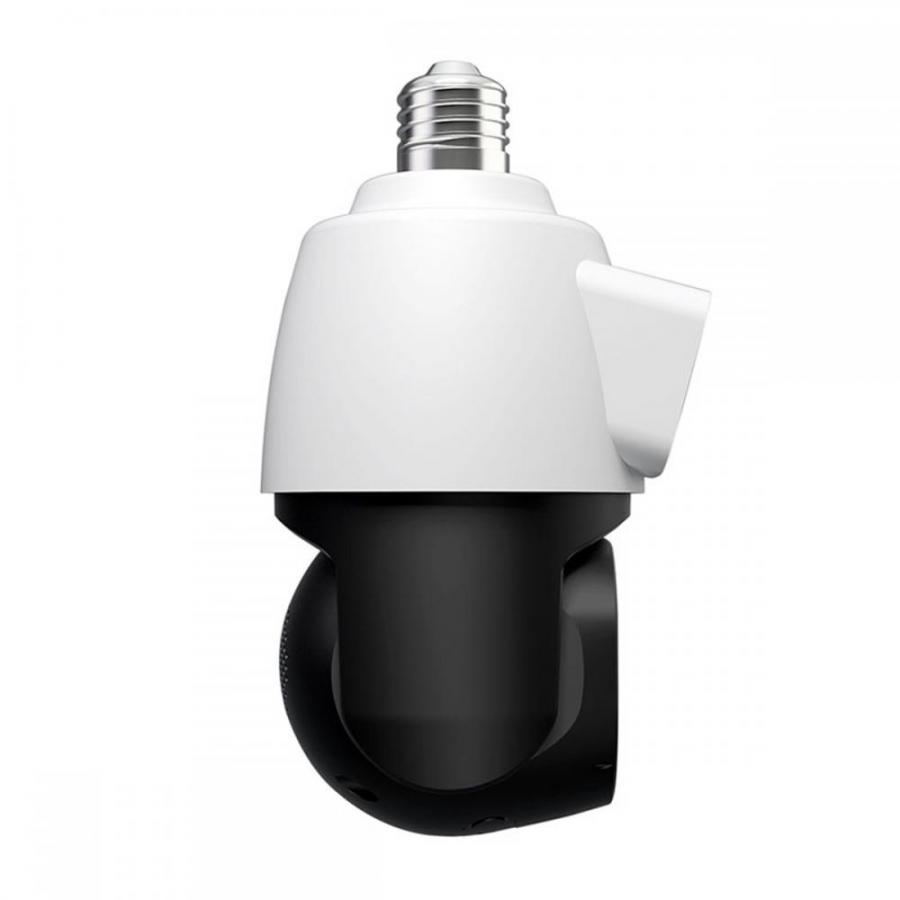 SRIHOME DUAL LENS LIGHT BULB CLOUD WIFI SECURITY CAMERA 2MP WHITE