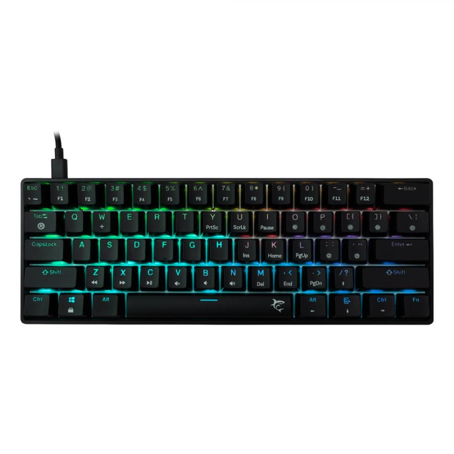 WHITE SHARK GK-004131 SHINOBI-2 MECH KEYBOARD BLACK US BROWN SWITCHES