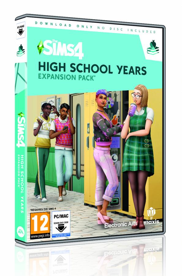 The Sims 4 Ep12 Exp Pack High School Years PC NEW