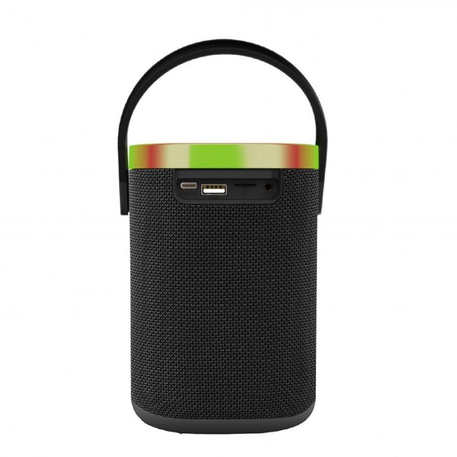 GEMBIRD BT5.3/FM/TF/USB/HANDFREE LED SPEAKER 10W BLACK