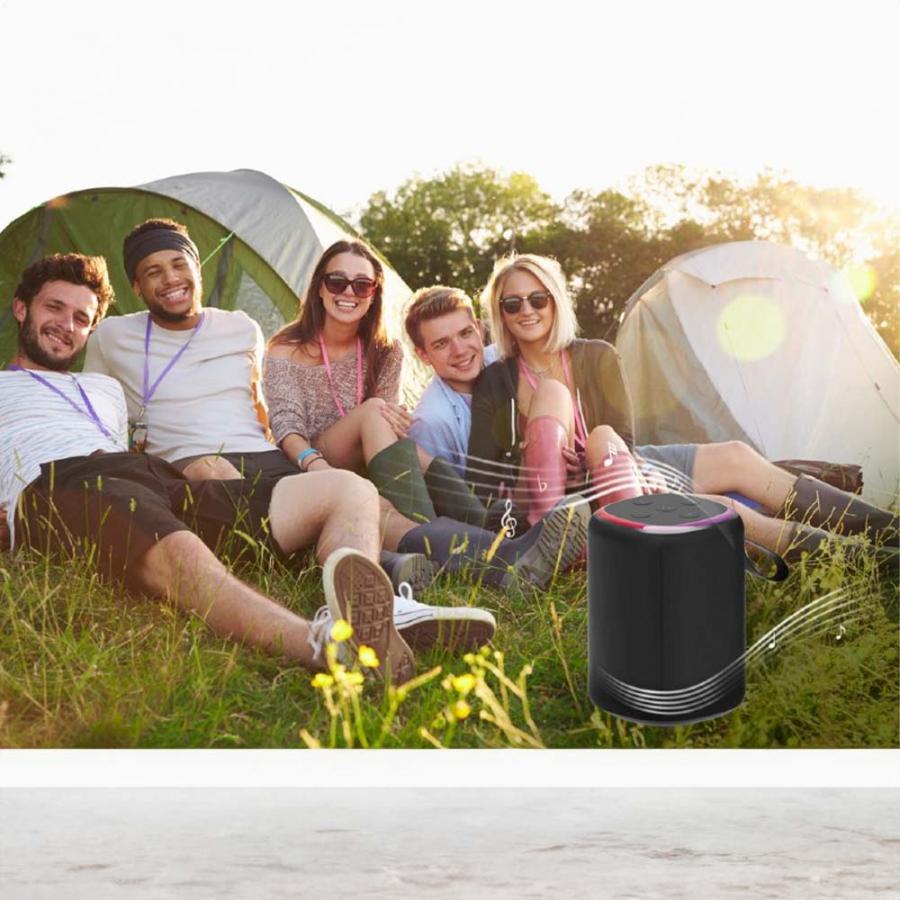 GEMBIRD BT5.3/FM/TF/HANDSFREE PARTY RGB LED SPEAKER 3W BLACK