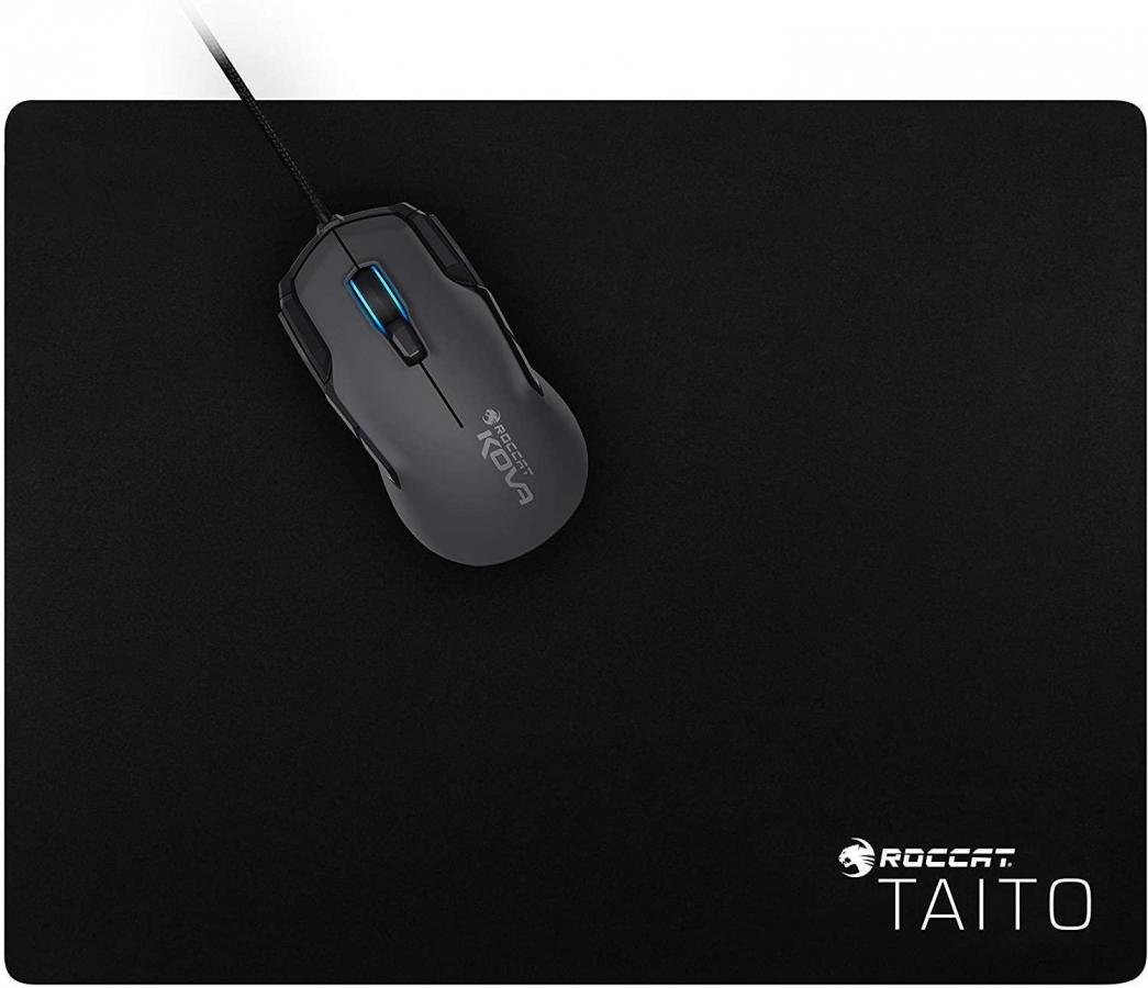 ROCCAT (ROC-13-056) TAITO MID-SIZE 3MM - SHINY BLACK GAMING MOUSEPAD, 2017