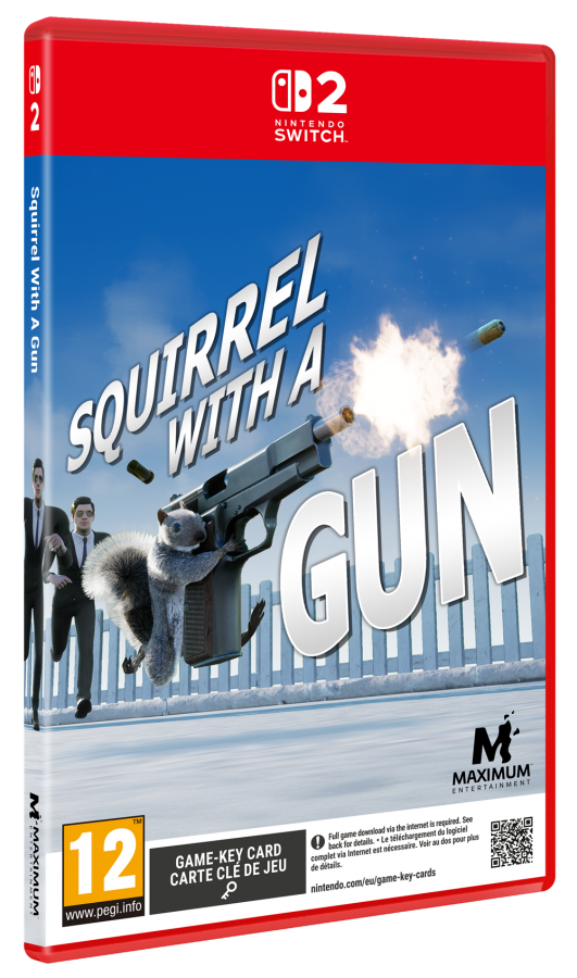 Squirrel With a Gun Nintendo Switch 2 NEW (Game Key Card)