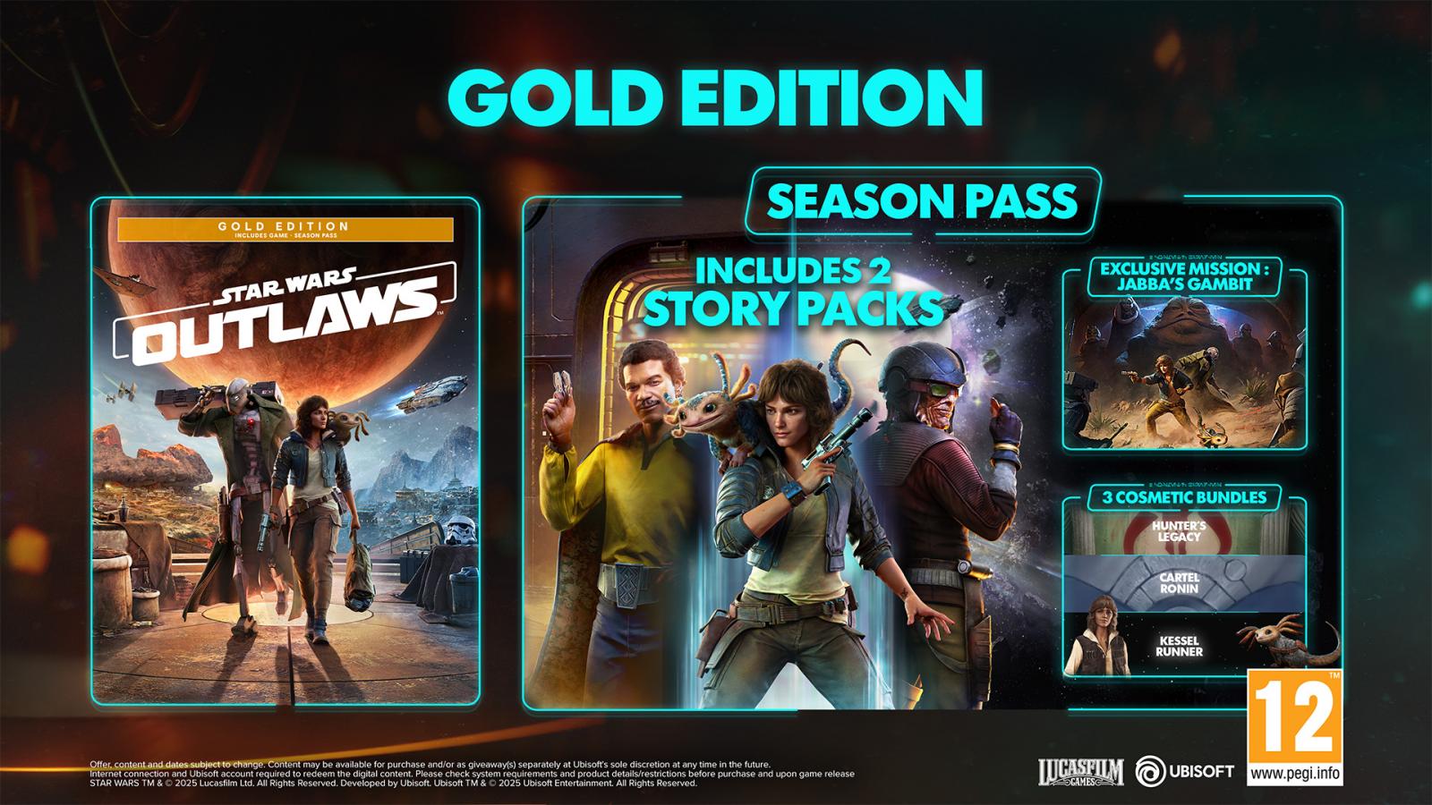 Star Wars Outlaws Gold Edition  (NSW2 Ed. )   Nintendo Switch 2  NEW