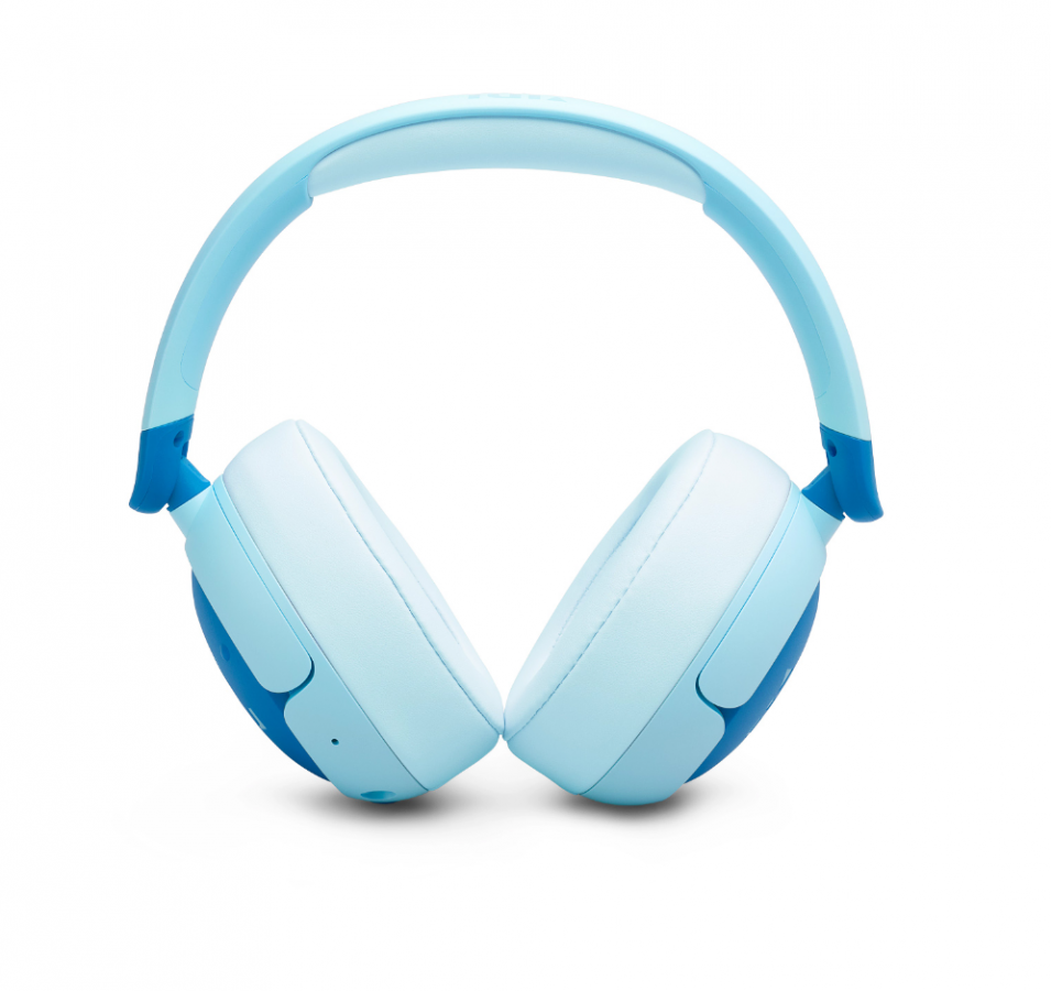 JBL Junior 470NC, Over-Ear Bluetooth Kids Headphones, Safe Sound (Blue)