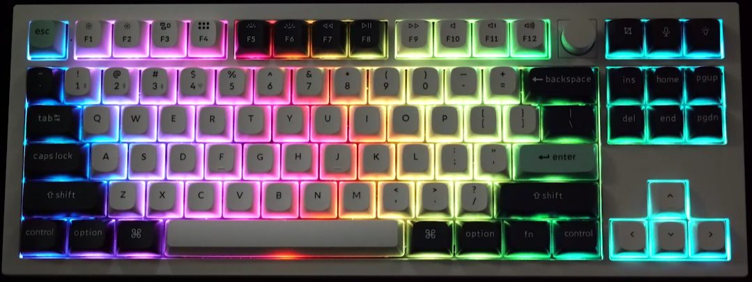 Keychron K3 V3 (K3X-B1) QMK Wireless Mechanical Keyboard Red Switch RGB 75% US Layout