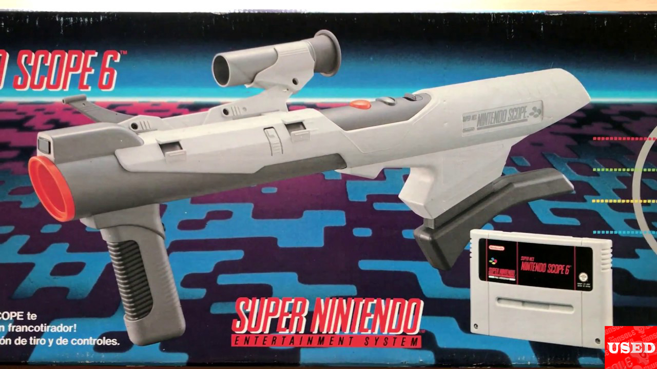 Super Nes Nintendo Scope 6  SNES USED (BOXED)  (No Manual)