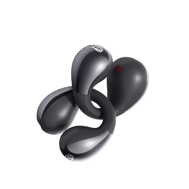 QCY Crossky C30S Black (QT33S) Open Ear BT6.0 LDAC/AAC/SBC Earbuds 40h Call noise AI cancelation Dua