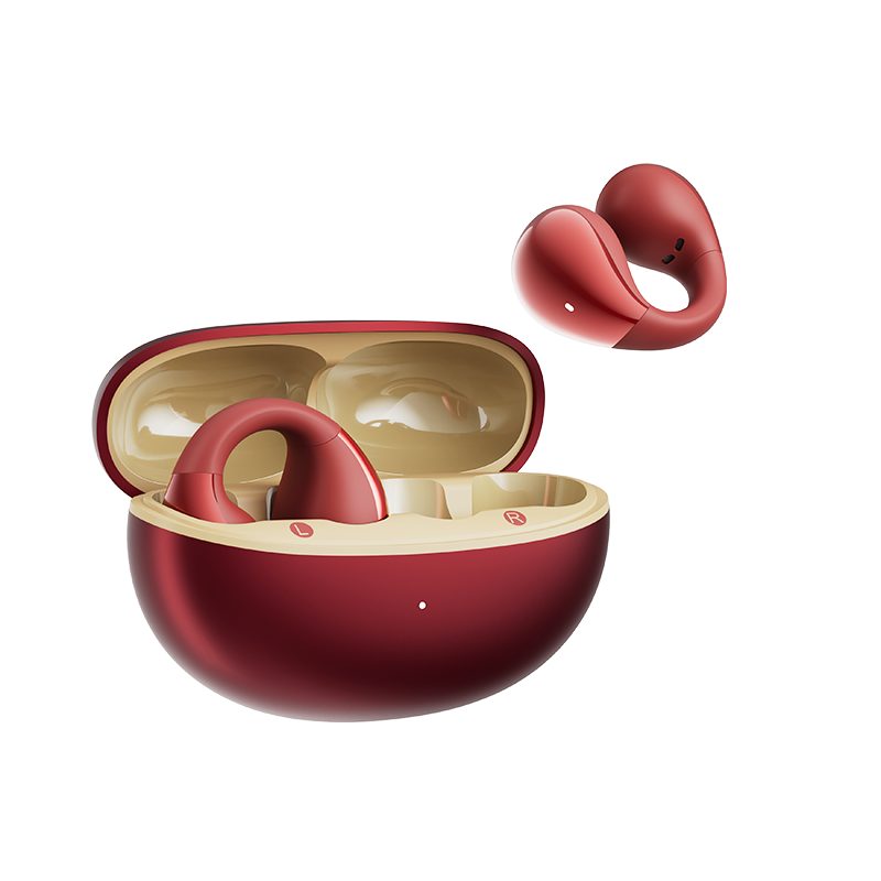 QCY Crossky C30S Red (QT33S) Open Ear BT6.0 LDAC/AAC/SBC Earbuds 40h Call noise AI cancelation Dual