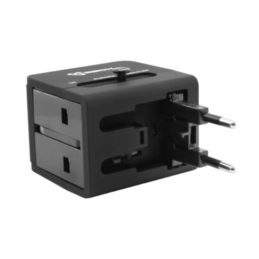 SBOX UNIVERSAL TRAVEL ADAPTER & USB CHARGER