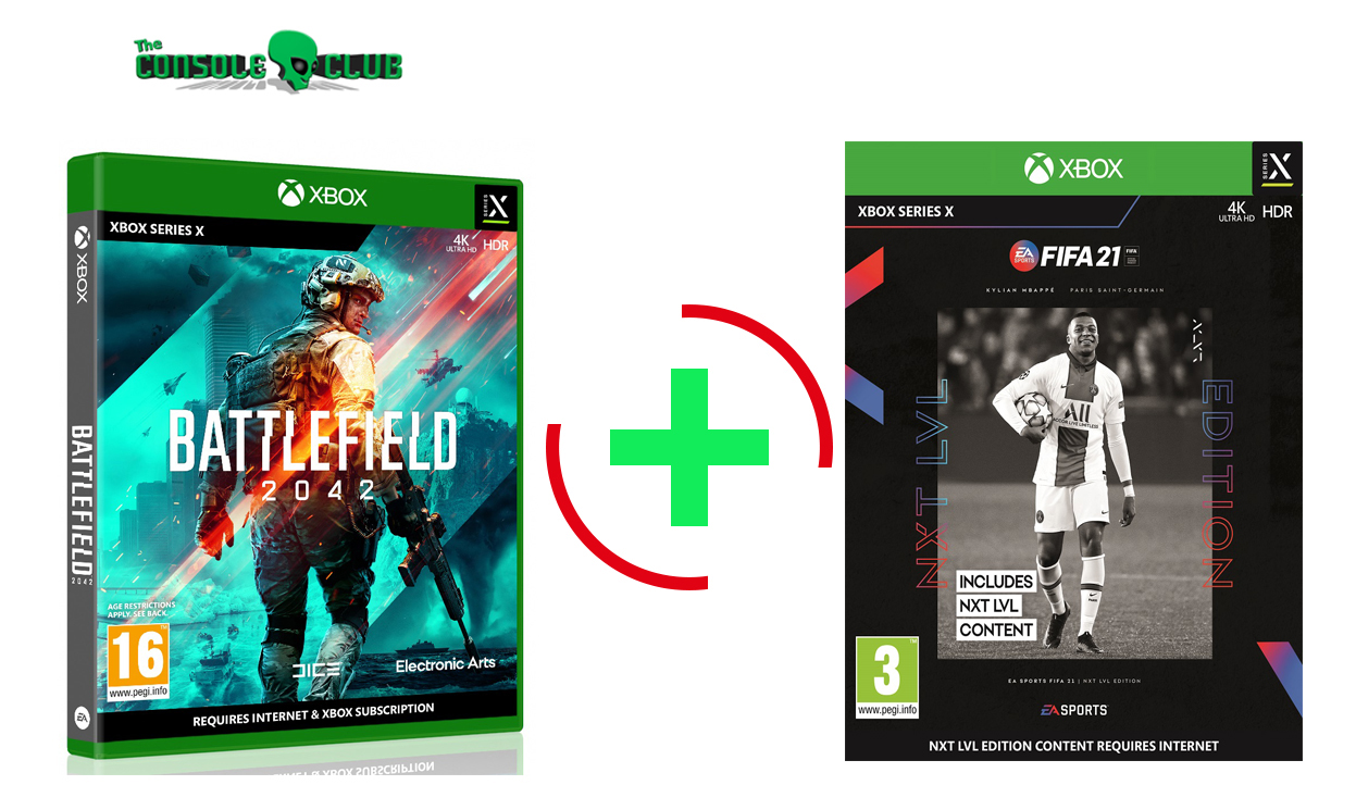 Battlefield 2042 XBOX Series X + FIFA 21 Next Level XBOX Series X NEW