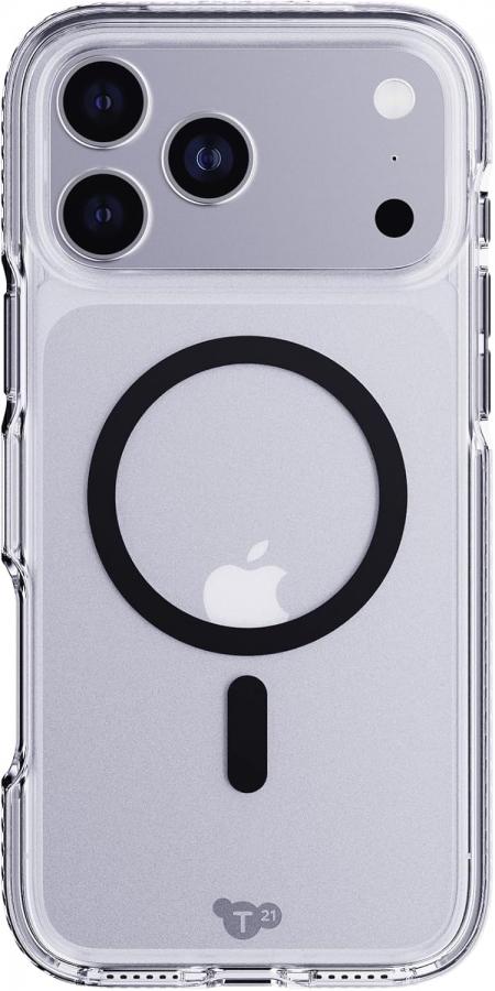 TECH21 IPHONE 17 PRO MAX CASE (T21-11335) EVOCRYSTAL W/MAGSAFE-CLEAR/BLACK