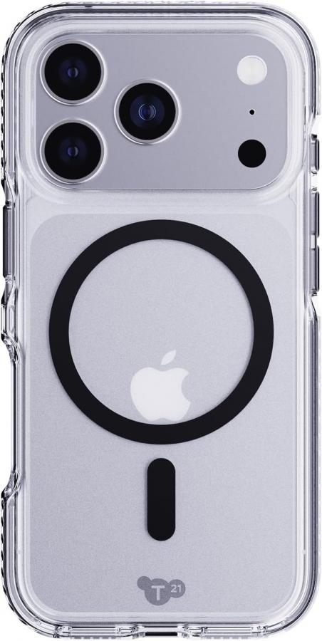 TECH21 IPHONE 17 PRO CASE (T21-11324) EVOCRYSTAL W/MAGSAFE-CLEAR/BLACK