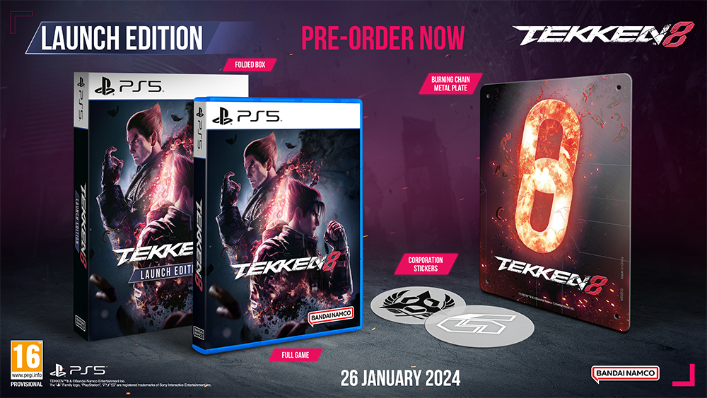 Tekken 8 Day1 Launch Edition PS5 NEW