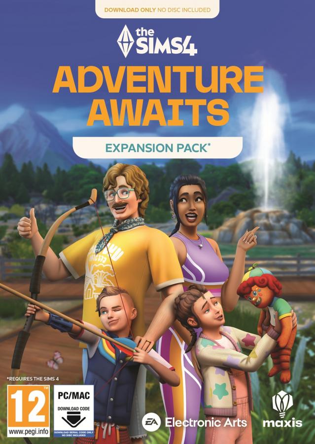 The Sims 4: Ep20 Adventure Awaits (Code in a box) PC NEW