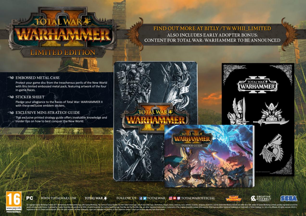 Total War: Warhammer II Limited Ed. PC NEW