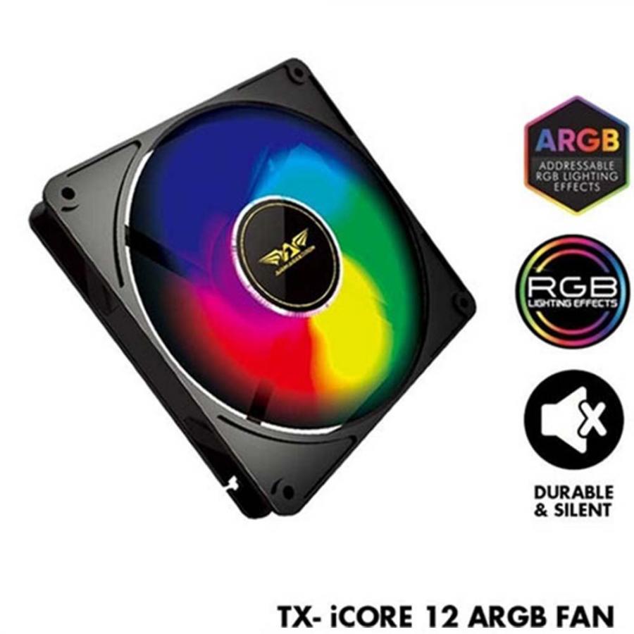 ARMAGGEDDON PC COOLING FAN ARGB TX iCORE-12 BULK