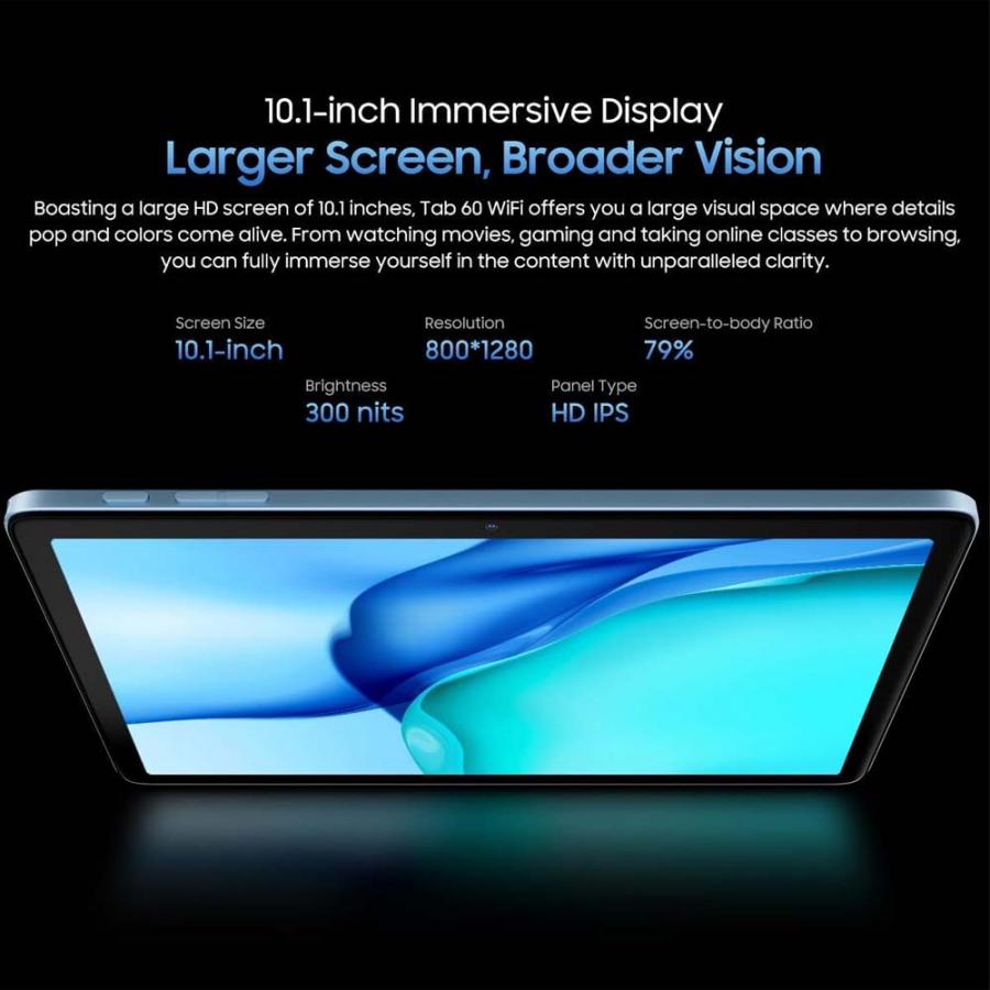 BLACKVIEW OCTA CORE TABLET 10.1' (4GB+128GB) TAB60 WIFI ANDROID 14 GREEN