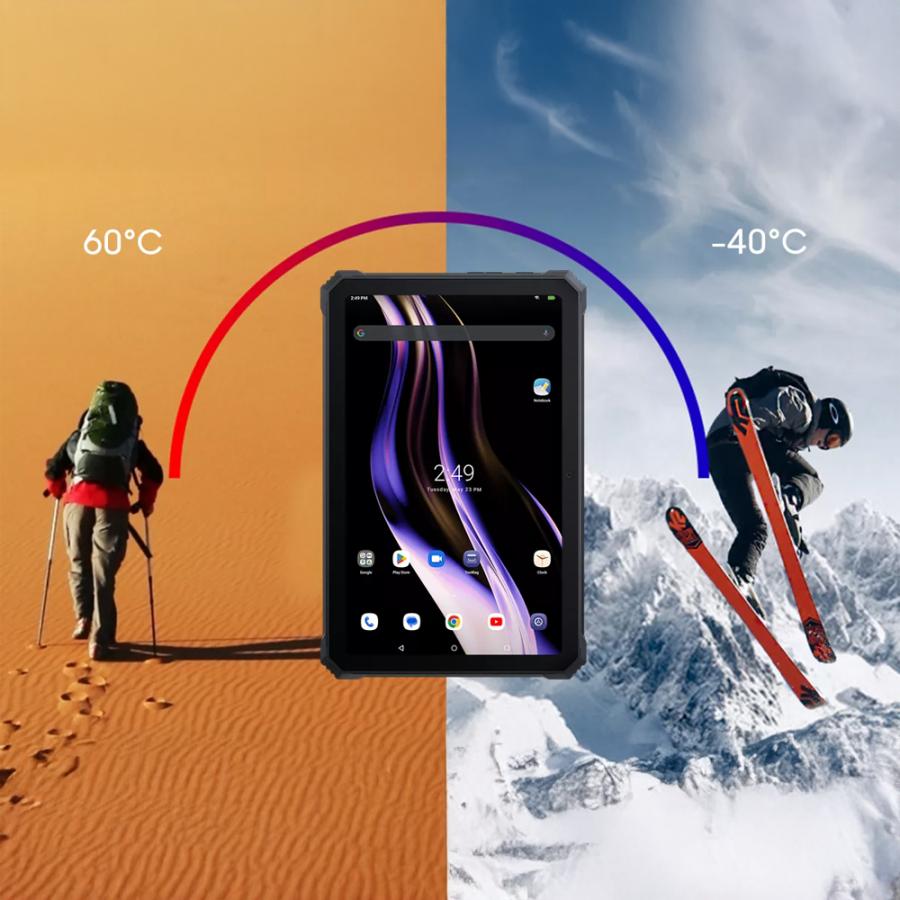 BLACKVIEW OCTA-CORE RUGGED TABLET 10.36' (8GB+256GB) ACTIVE 8 PRO 4G NFC SIM ANDROID 14 BLACK
