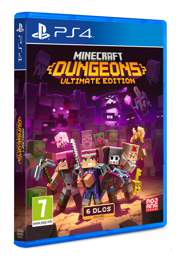 Minecraft Dungeons Ultimate Edition  PS4 NEW  