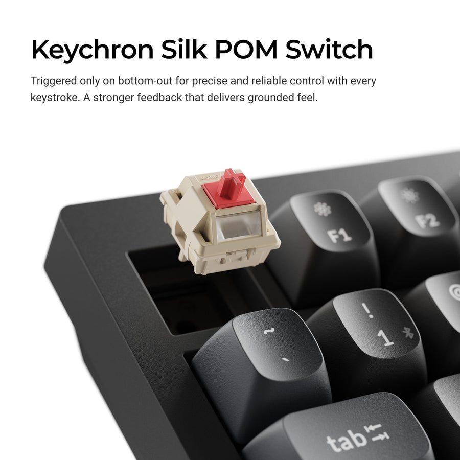 Keychron V6 Ultra (V6U-D1) QMK/VIA Wireless Custom Mechanical Keyboard Red Switch RGB 100% US