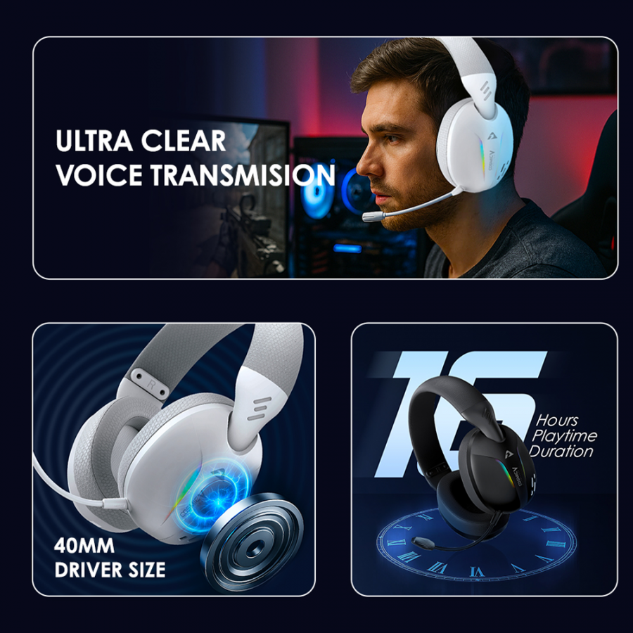 ARMAGGEDDON TRIMODE HEADPHONE COSMIC V ULTRACLEAR OZONE