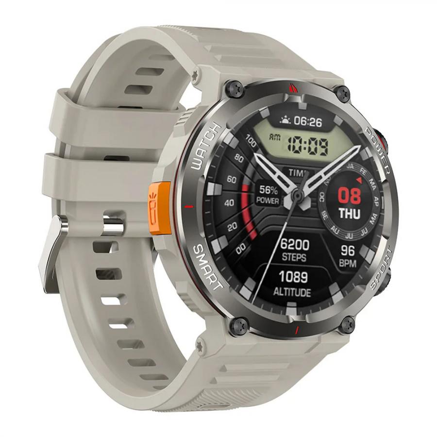 BLACKVIEW MULTI-FUNCTION SMARTWATCH WITH FLASH LIGHT AND GR MENU KHAKI