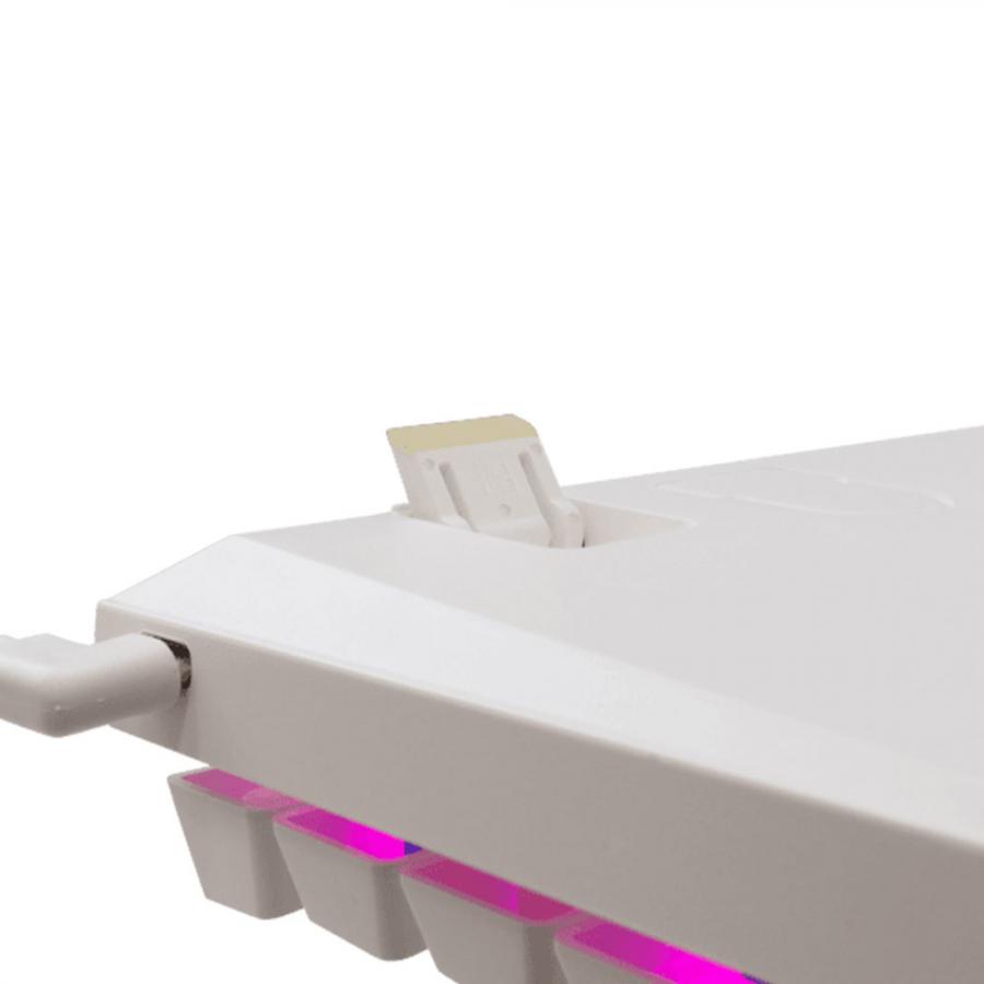 WHITE SHARK MECHANICAL KEYBOARD GK-002211V2 US RED SWITCH WAKIZASHI-2 WHITE