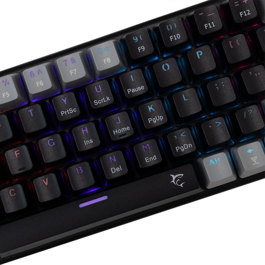 WHITE SHARK MECHANICAL KEYBOARD GK-002111V2 US RED SWITCH WAKIZASHI-2 BLACK/GREY