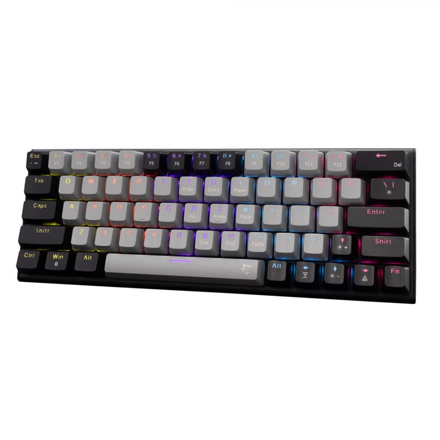 WHITE SHARK MECHANICAL KEYBOARD GK-002711V2 US RED SWITCH WAKIZASHI-2 GREY/BLACK