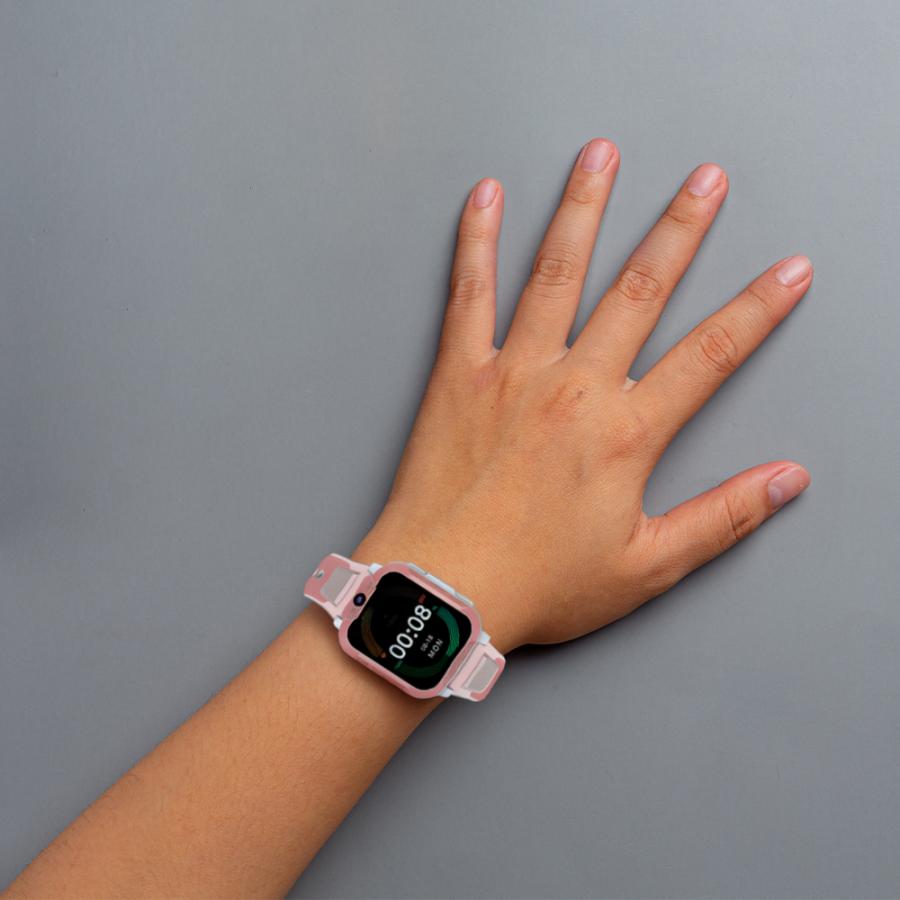 BLACKVIEW 4G KID WIFI WATERPROOF IP68 SMARTWATCH WITH LANYARD PINK